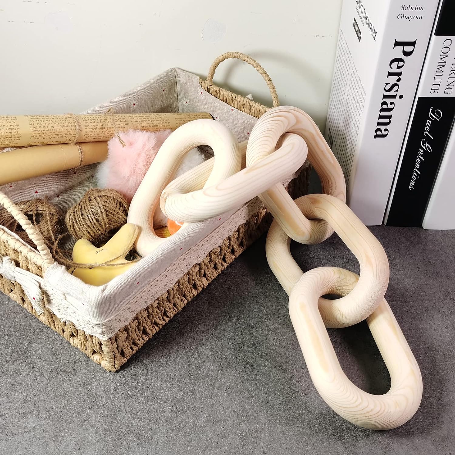 Wood Chain Link Decor