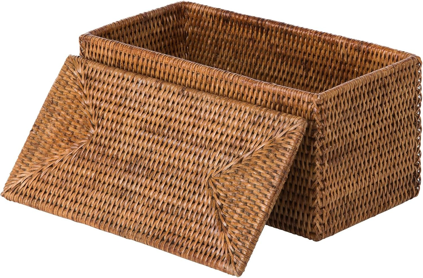 Rattan Basket Decorative Boxes / Brown