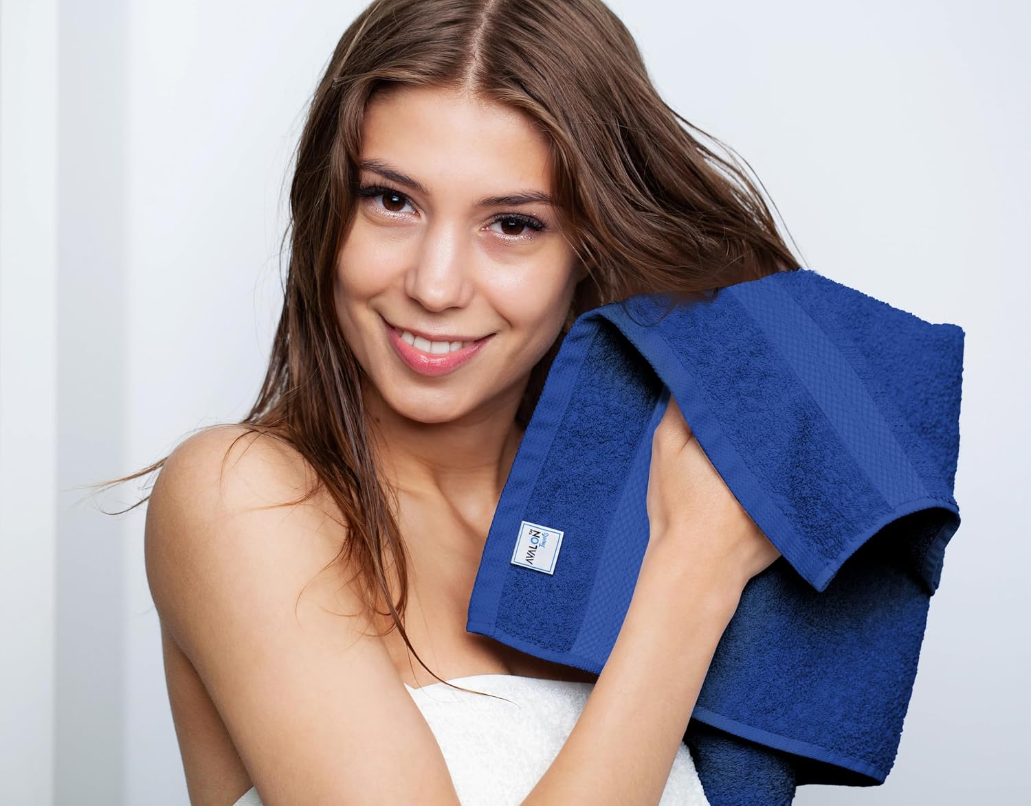 Avalon Towels Luxury Hand Towels Size 16x28 Inches Pack of 6 - Premium Cotton, Soft and Highly Absorbent Hand Towels