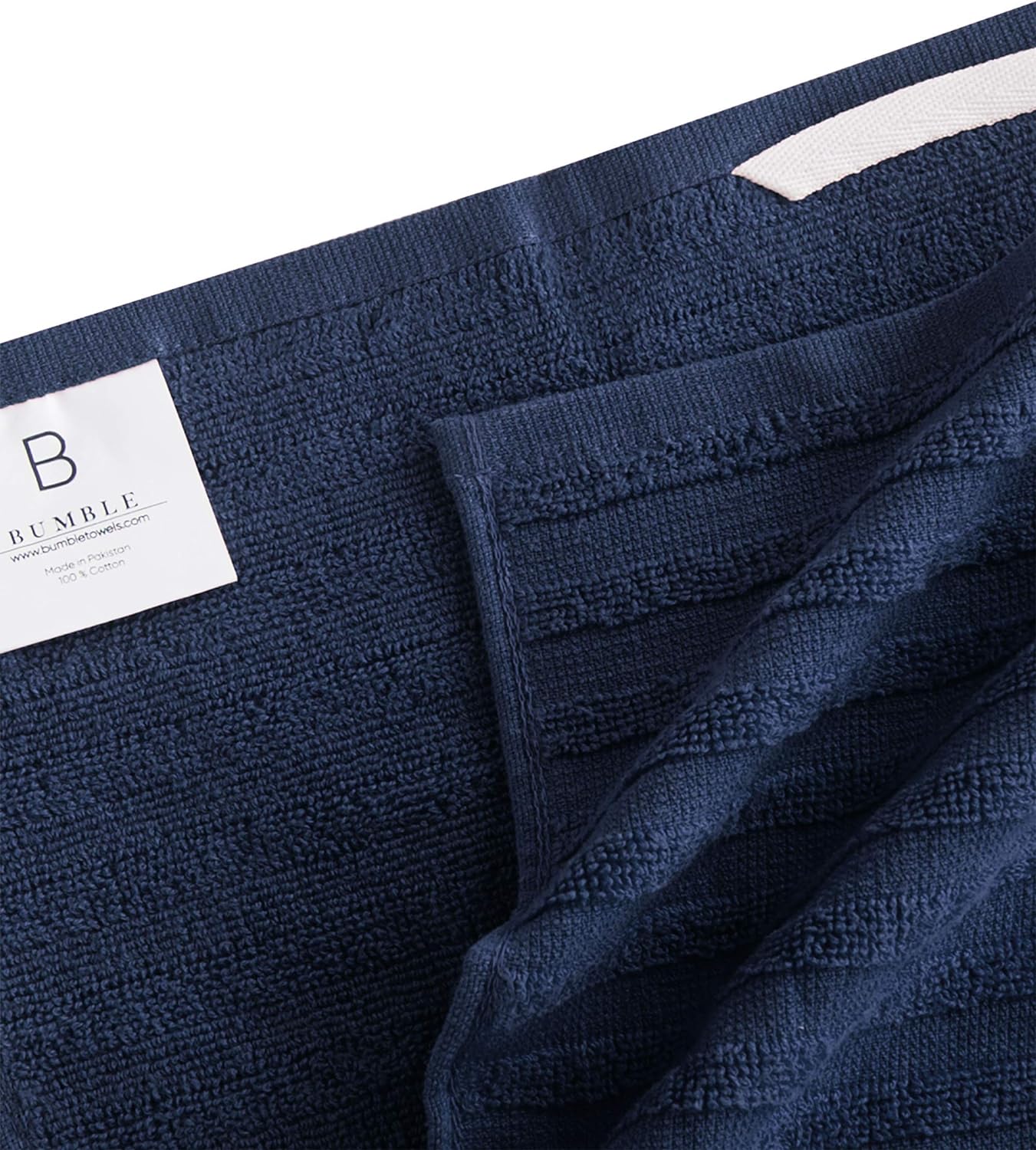 Premium Kitchen Towels 6 Pack 100% Cotton, 20"x28" Dish Towels - Navy Blue | Large Flat & Terry Kitchen Linen Set with