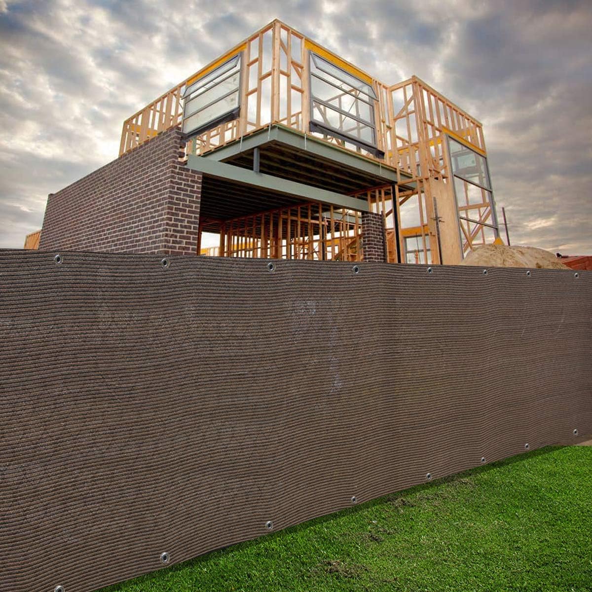 Railing 4' x / 4'x14 / Mocha Brown