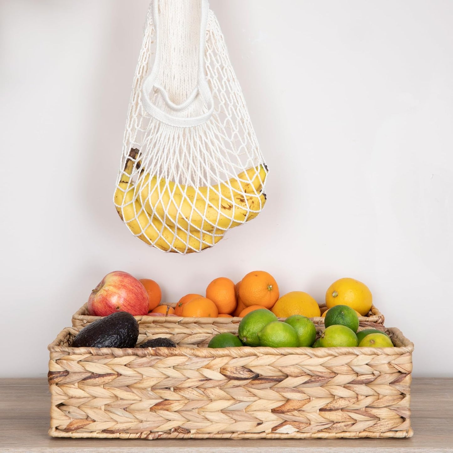 Handwoven Fibers and Iron Frame / Natural