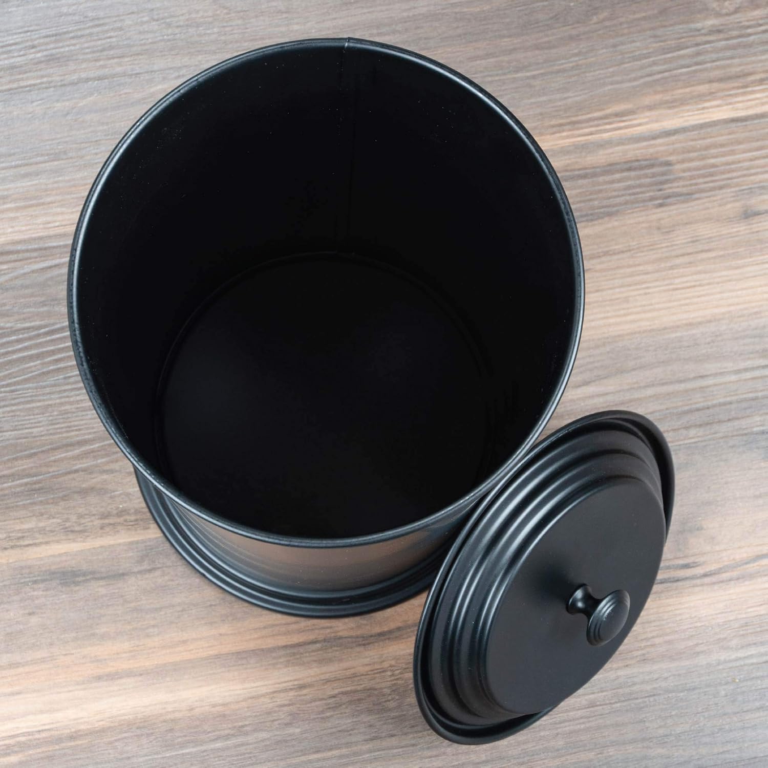 JS Jackson Supplies Free Standing Extra Large Toilet Paper Holder - Matte Black