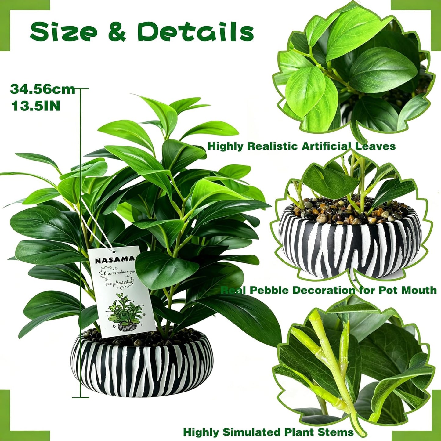 Realistic Artificial Potted Plant