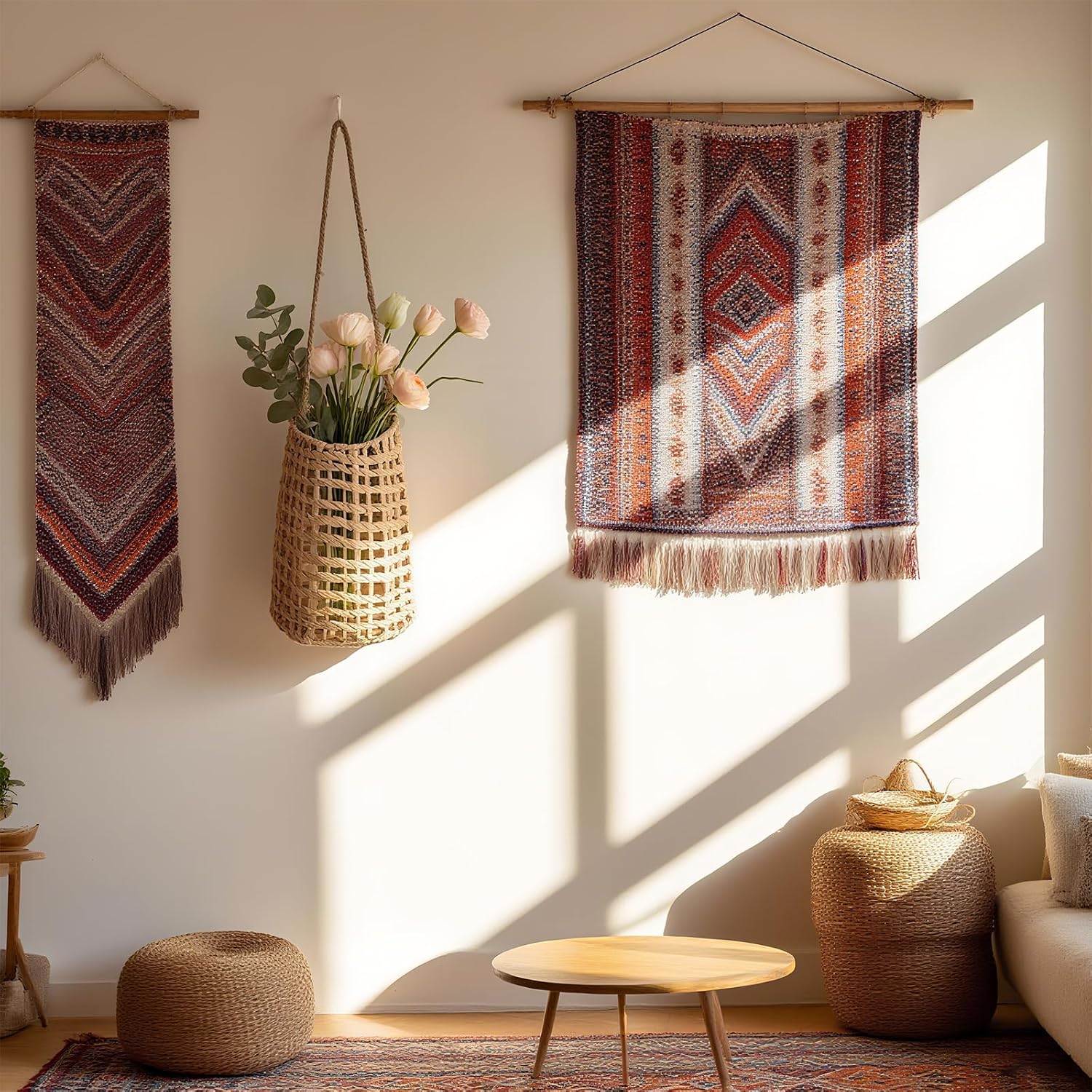Woven Wall Hanging Basket