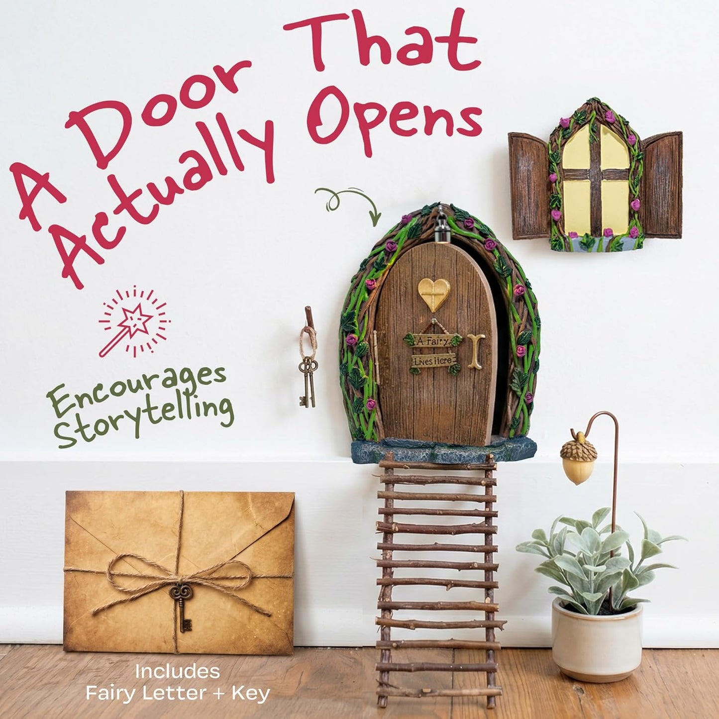 Light / Fairy House Kit / Opening Fairy Door