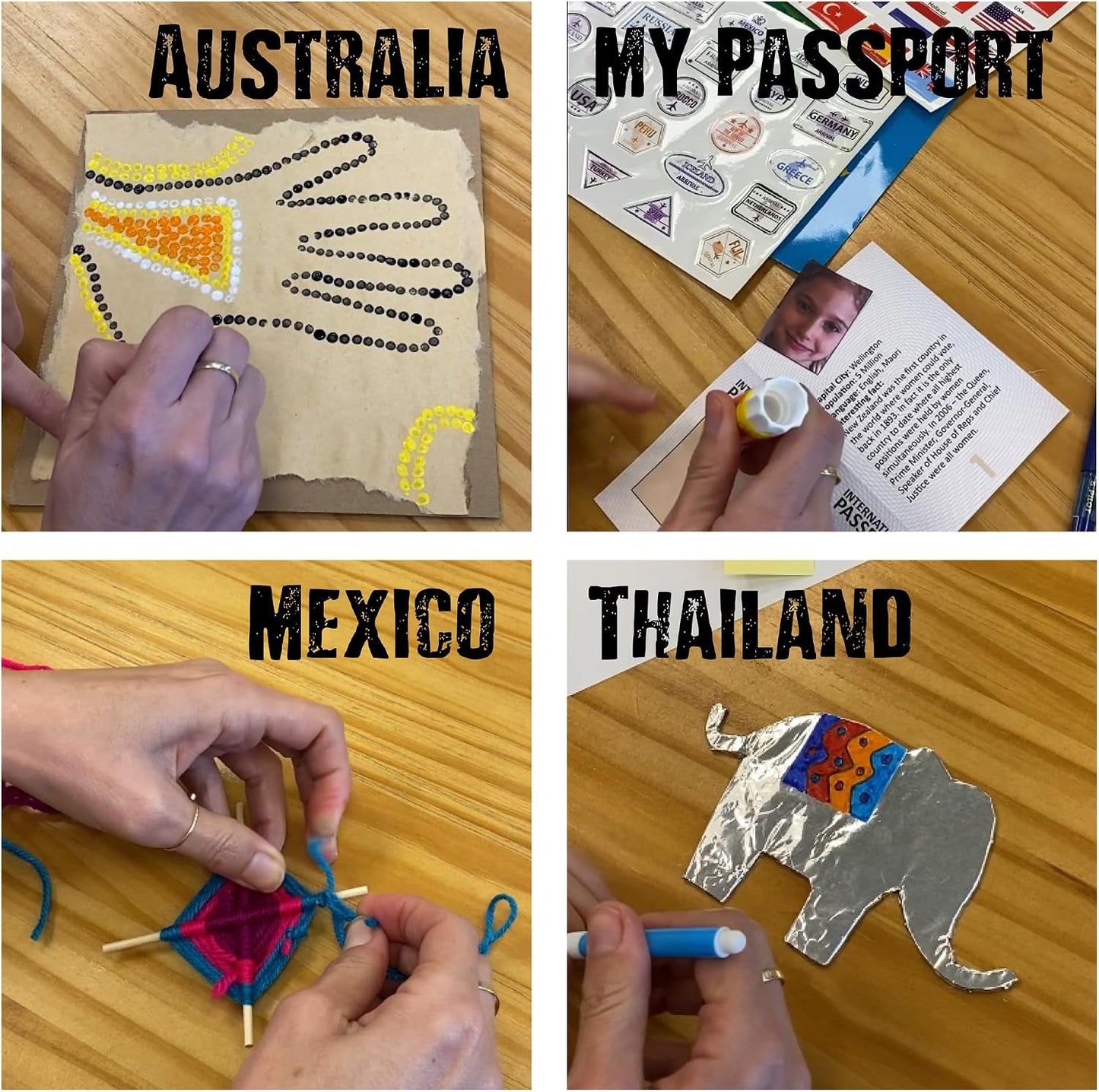 My World Advent Calendar - visit 24 countries, explore different cultures, create original Arts & Crafts from each