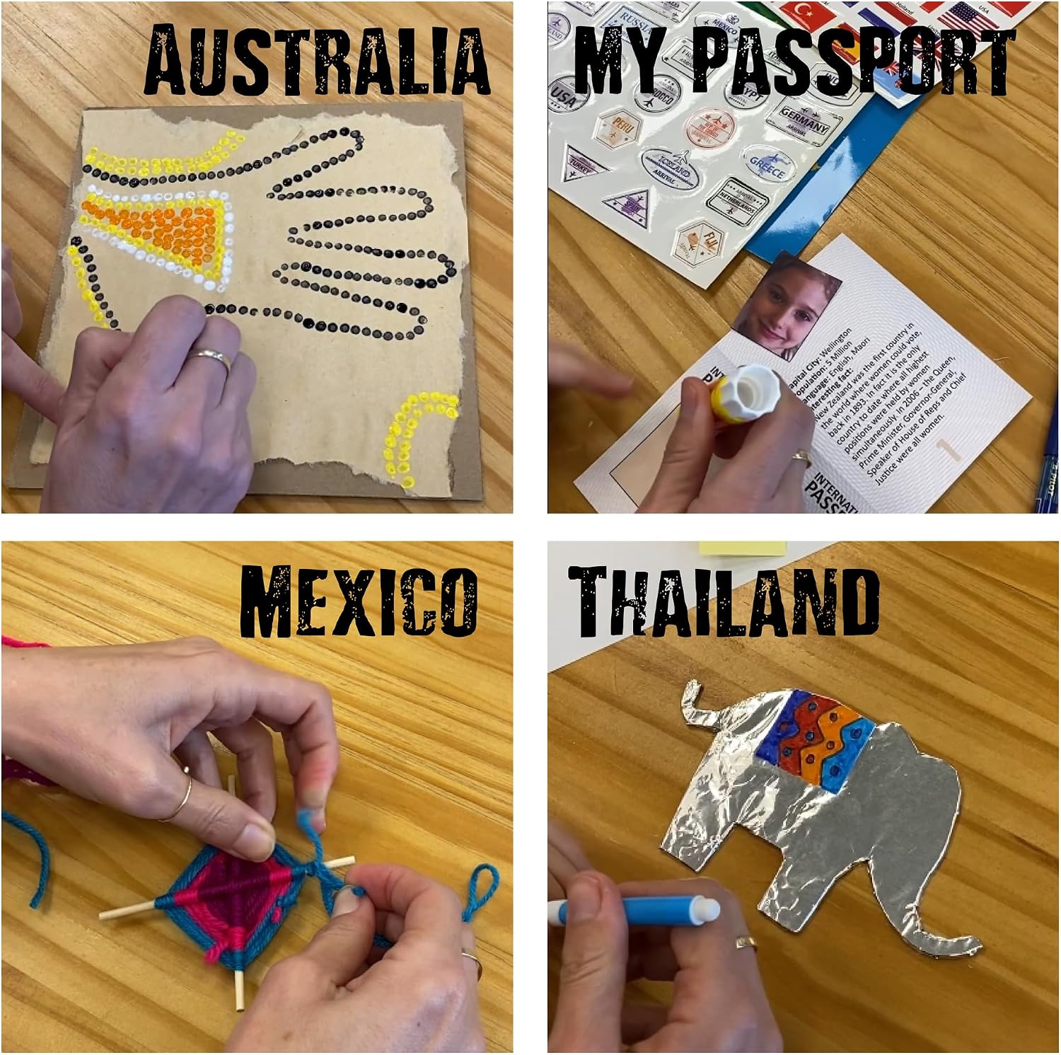 My World Advent Calendar - visit 24 countries, explore different cultures, create original Arts & Crafts from each