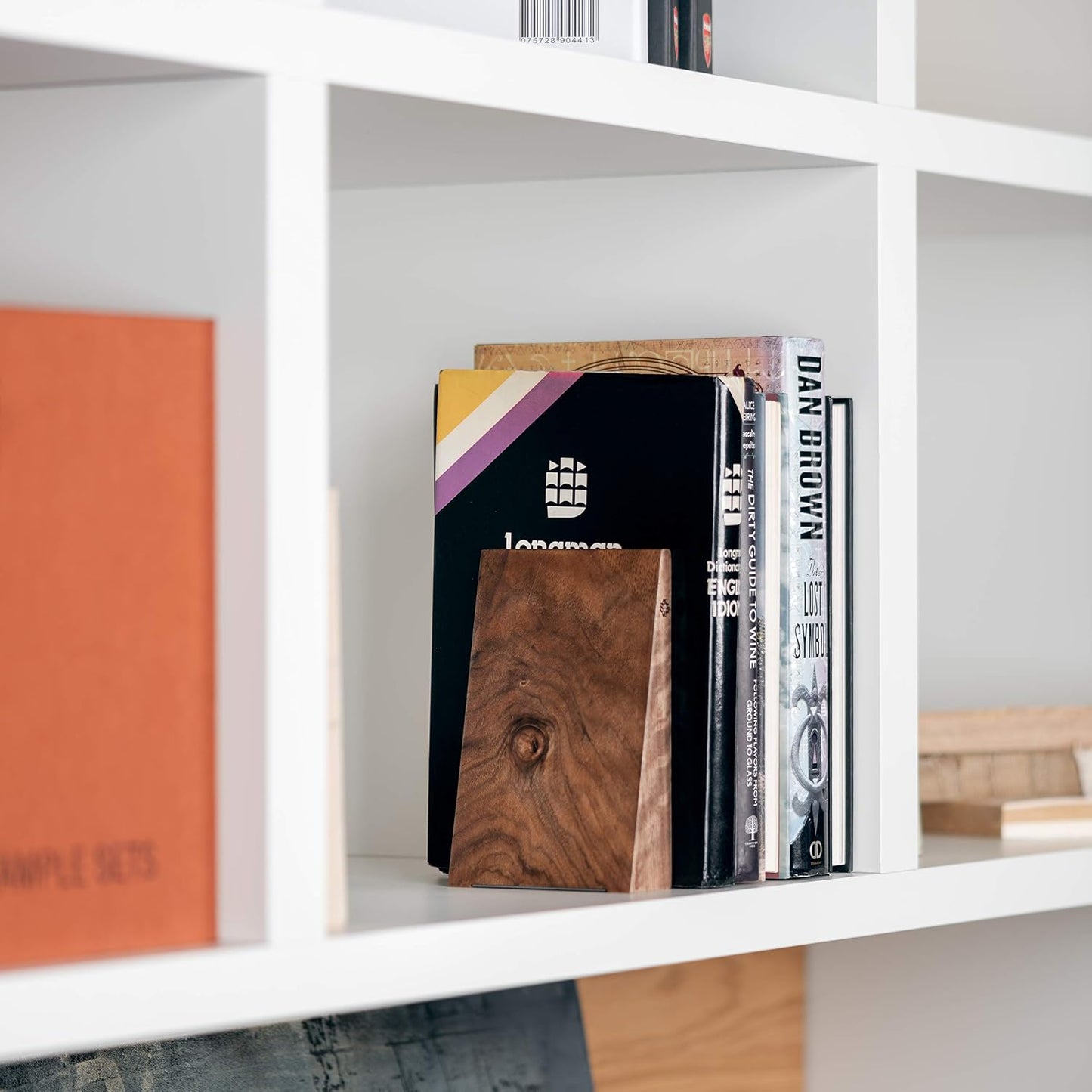 Handmade Wooden Bookends / Walnut