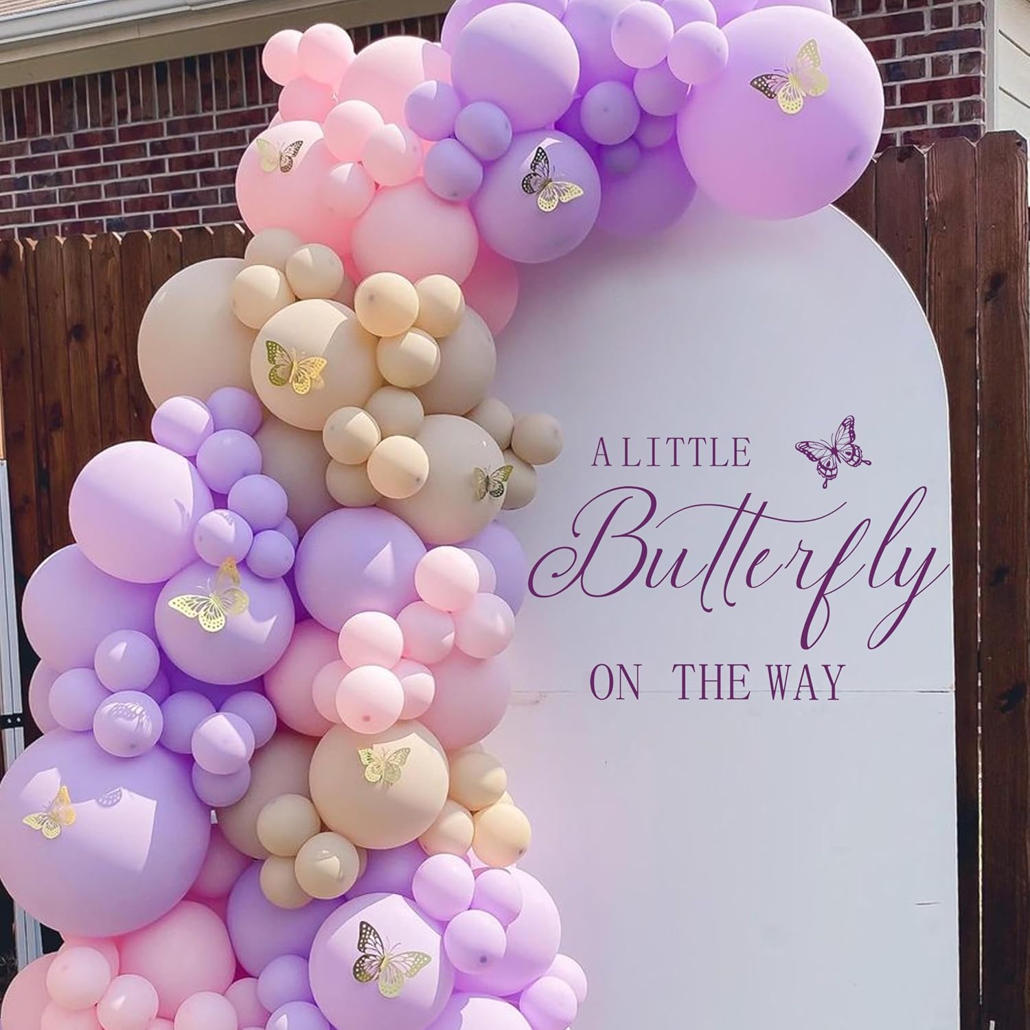 Butterfly Decal / Vinyl Stickers for Butterfly Backdrop / Pink