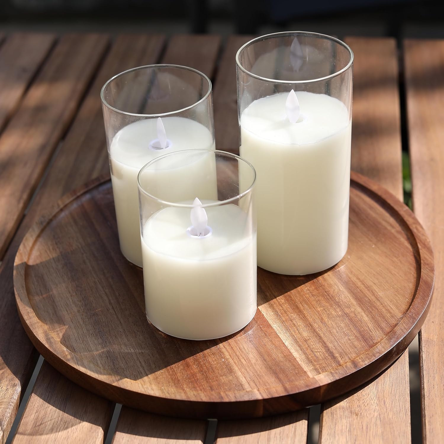 Round Wood Tray / 9.8