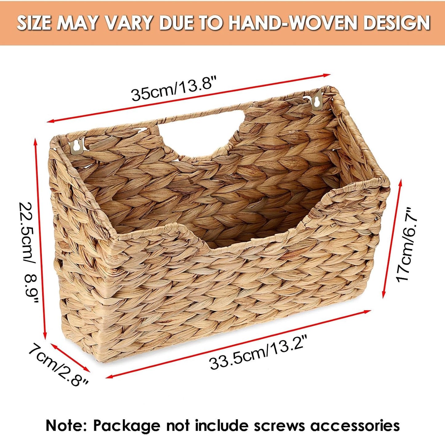Woven Hanging Magazine Holder