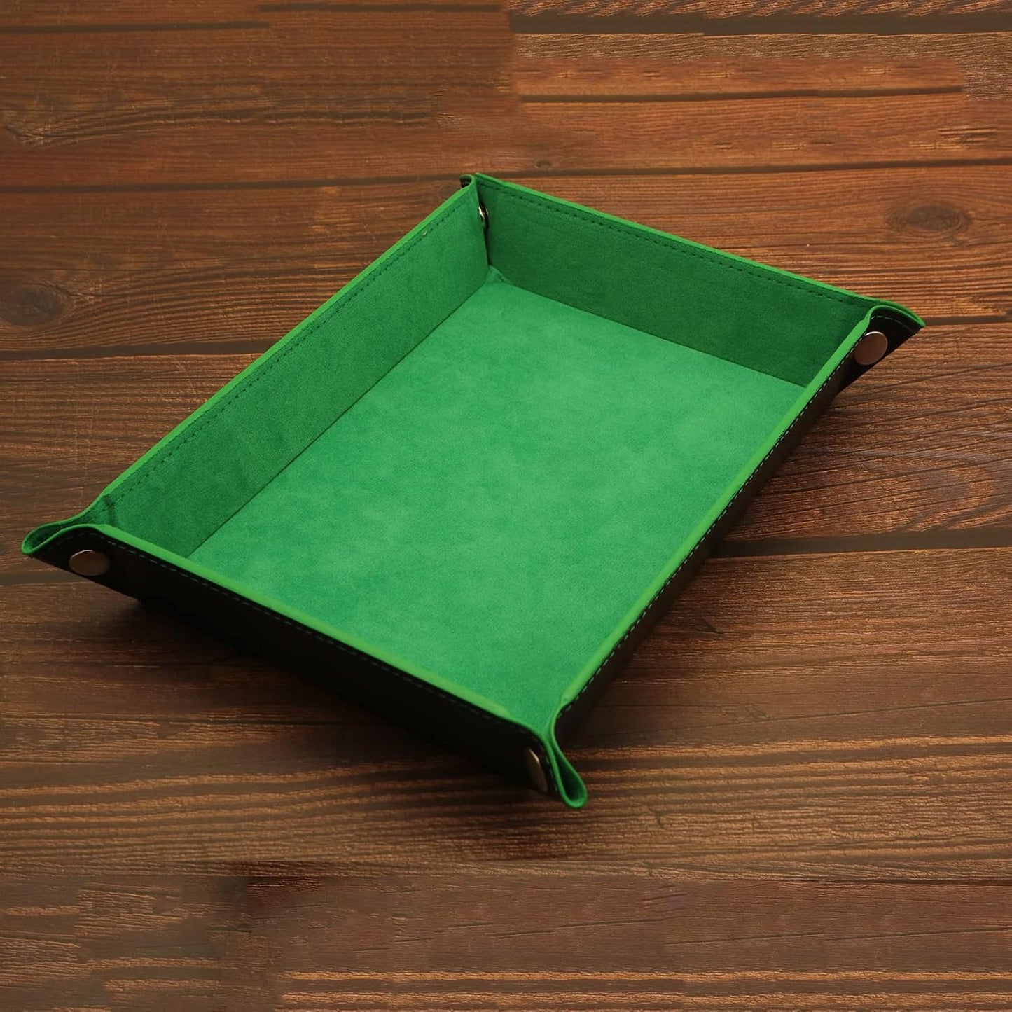 Valet Organizer / Catchall Tray for Jewelry / Green