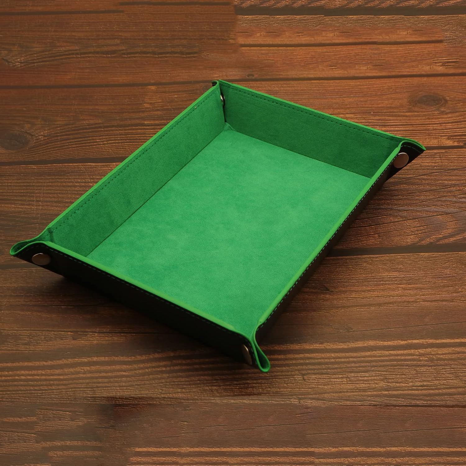 Valet Organizer / Catchall Tray for Jewelry / Green