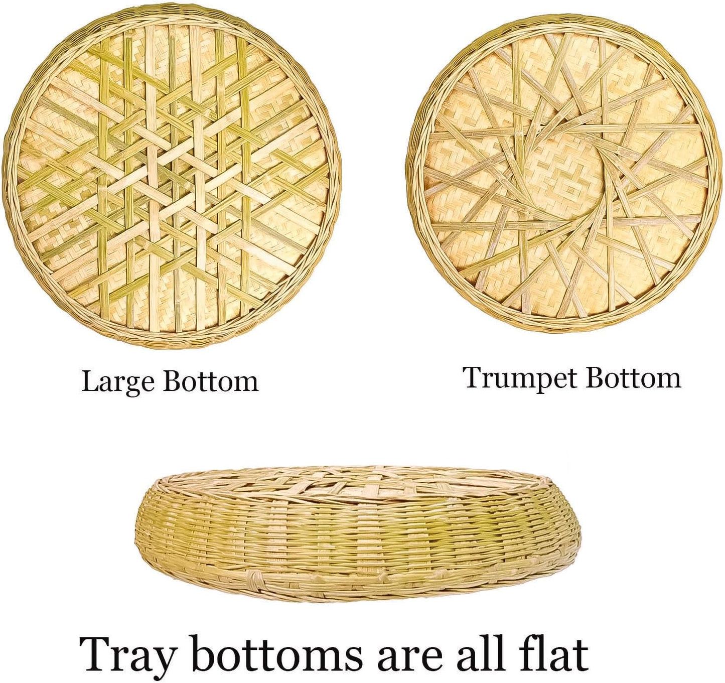 Bamboo and Rattan Fruit and Vegetable Basket