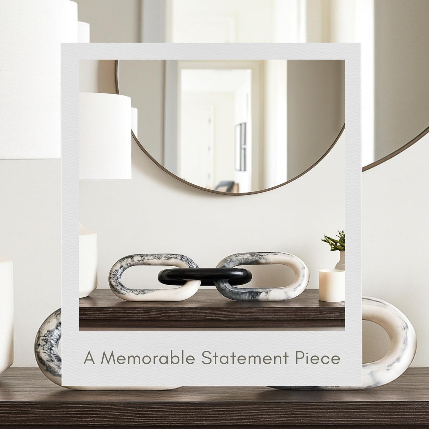 Modern Home Decor Accent / Black/white