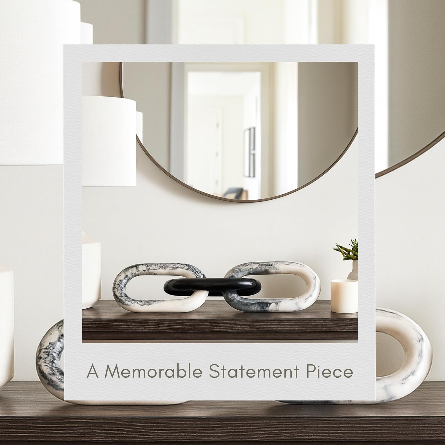 Modern Home Decor Accent / Black/white