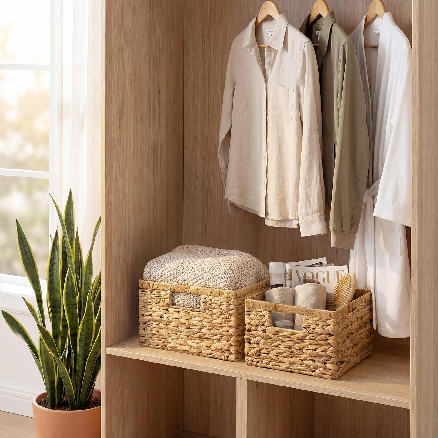 Wicker Storage Basket / Natural