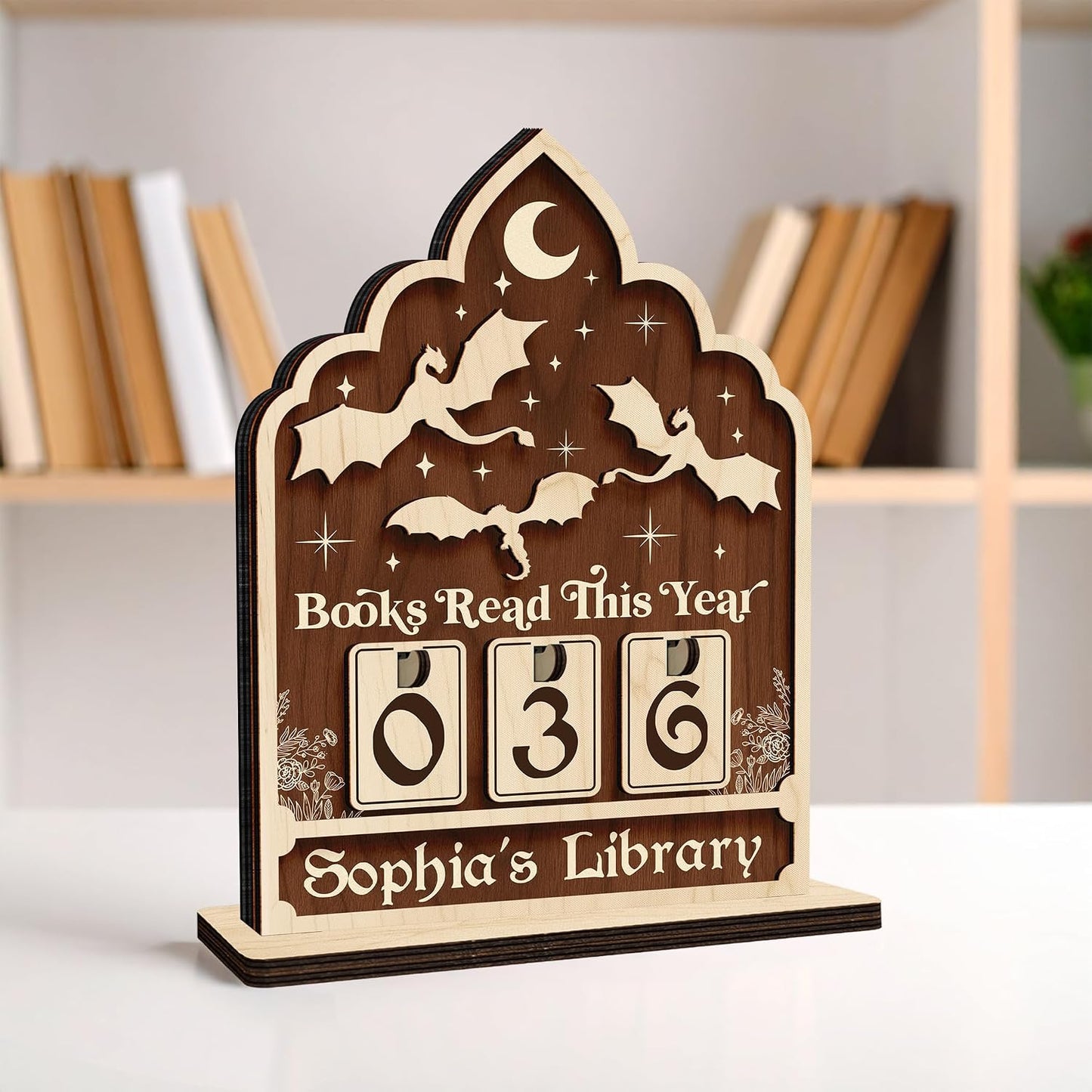 Book / Reading Challenge Book Tracker Sign / Book Tracker 4