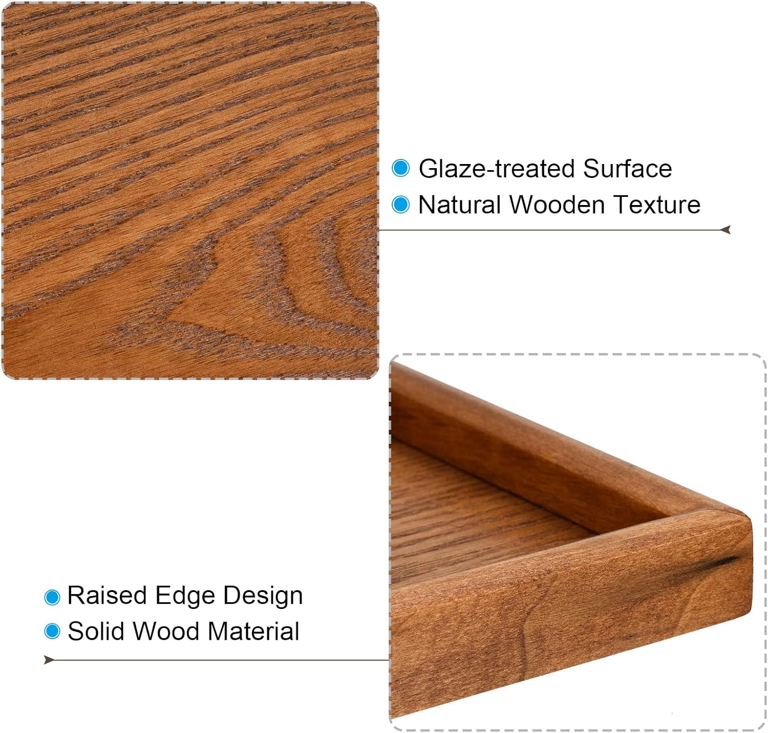 Wood Serving Tray Outer Base / 10 x 7