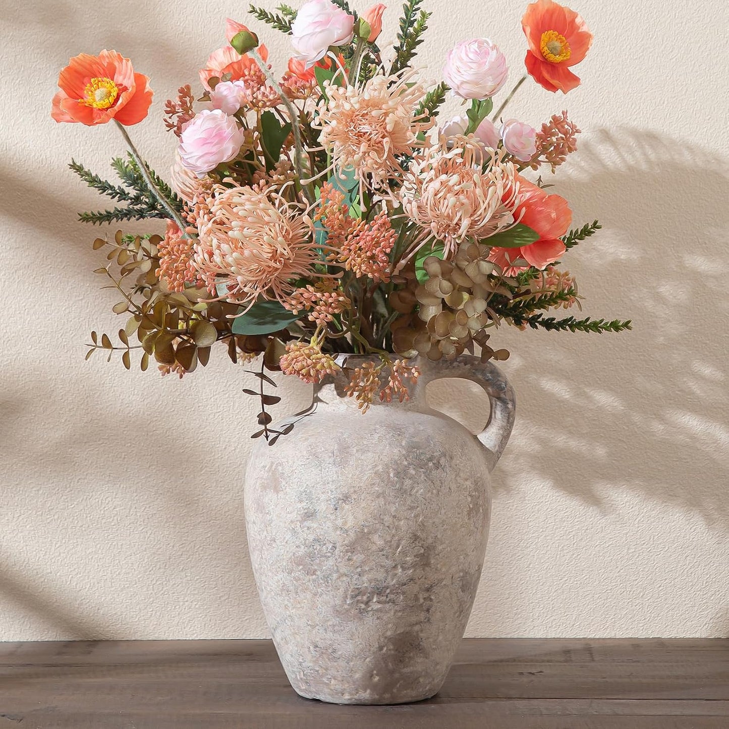 8.85" Handmade Ceramic Vase / Farmhouse-8.85in-3