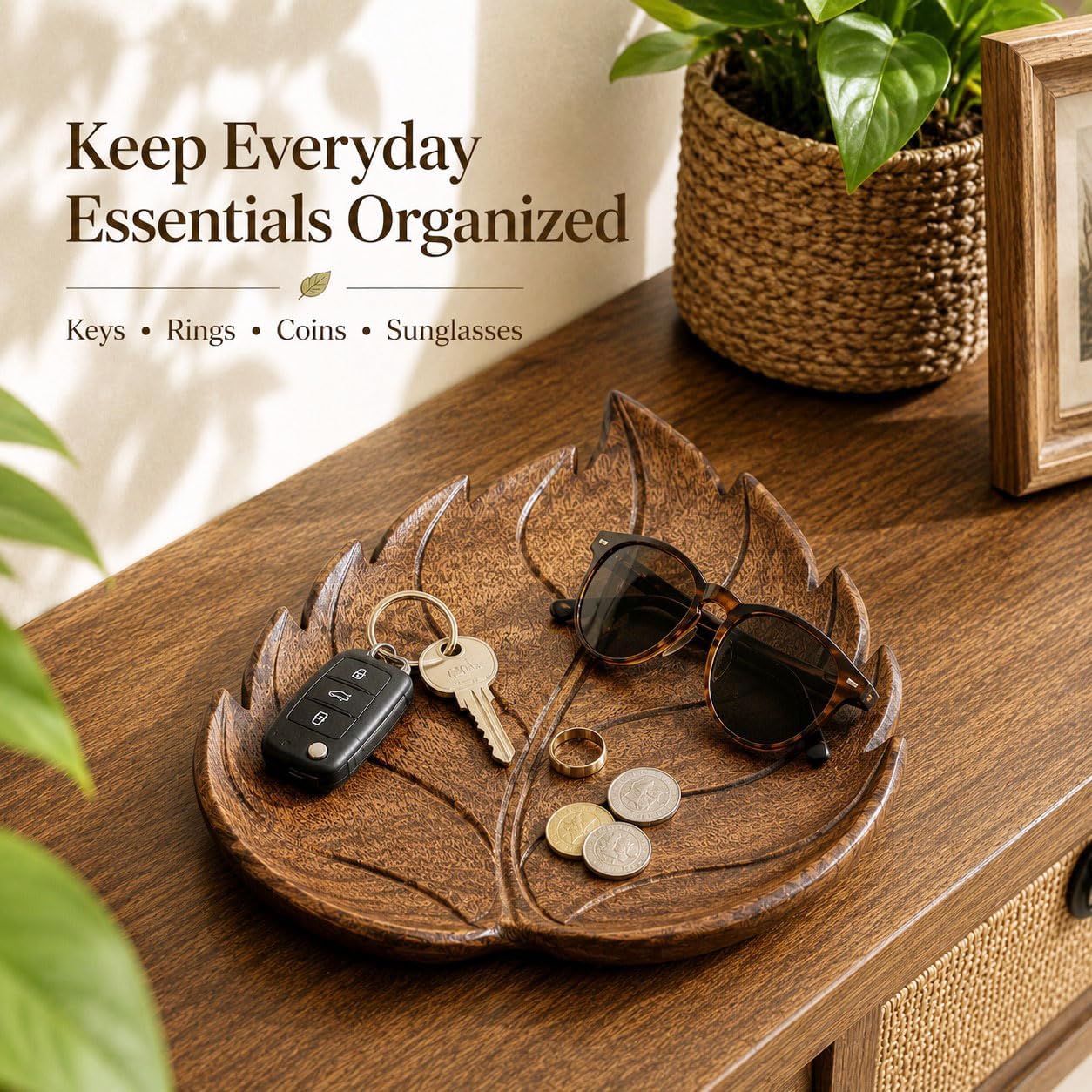 Wooden Leaf Tray / Leaves