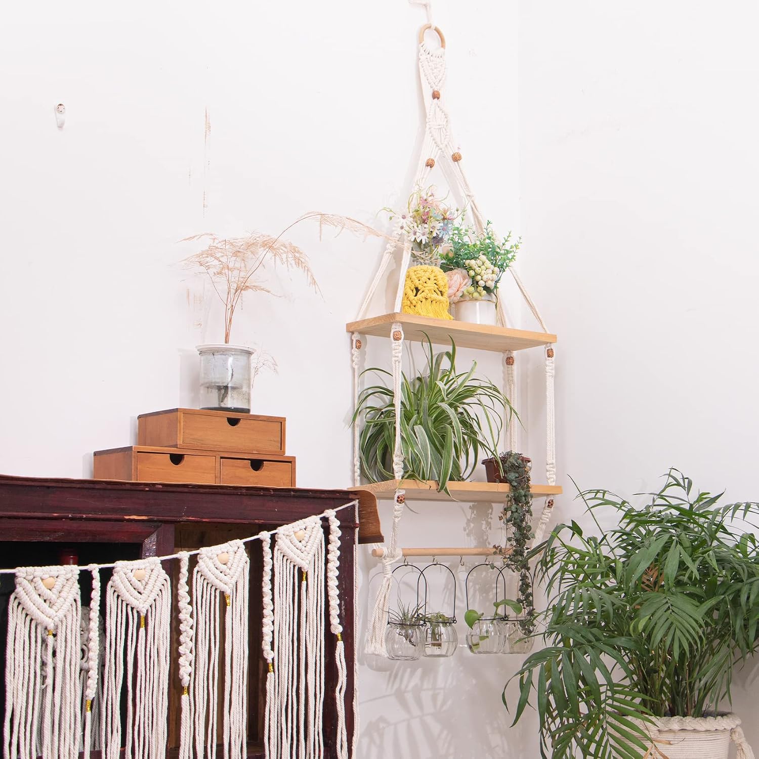 Woven Rope Organizer / 2tier Shelves