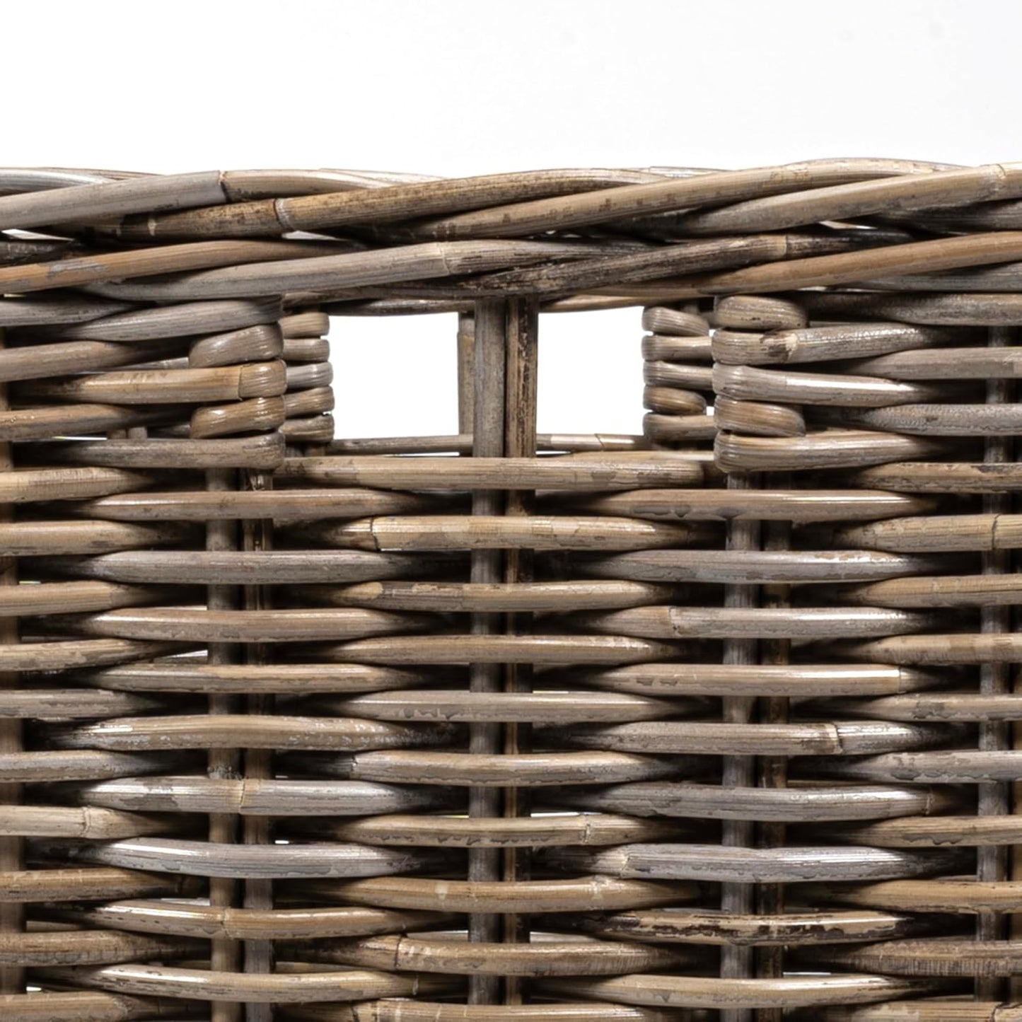 BSK1001A Yael Coastal Hand-Woven "STORAGE" Rattan Basket