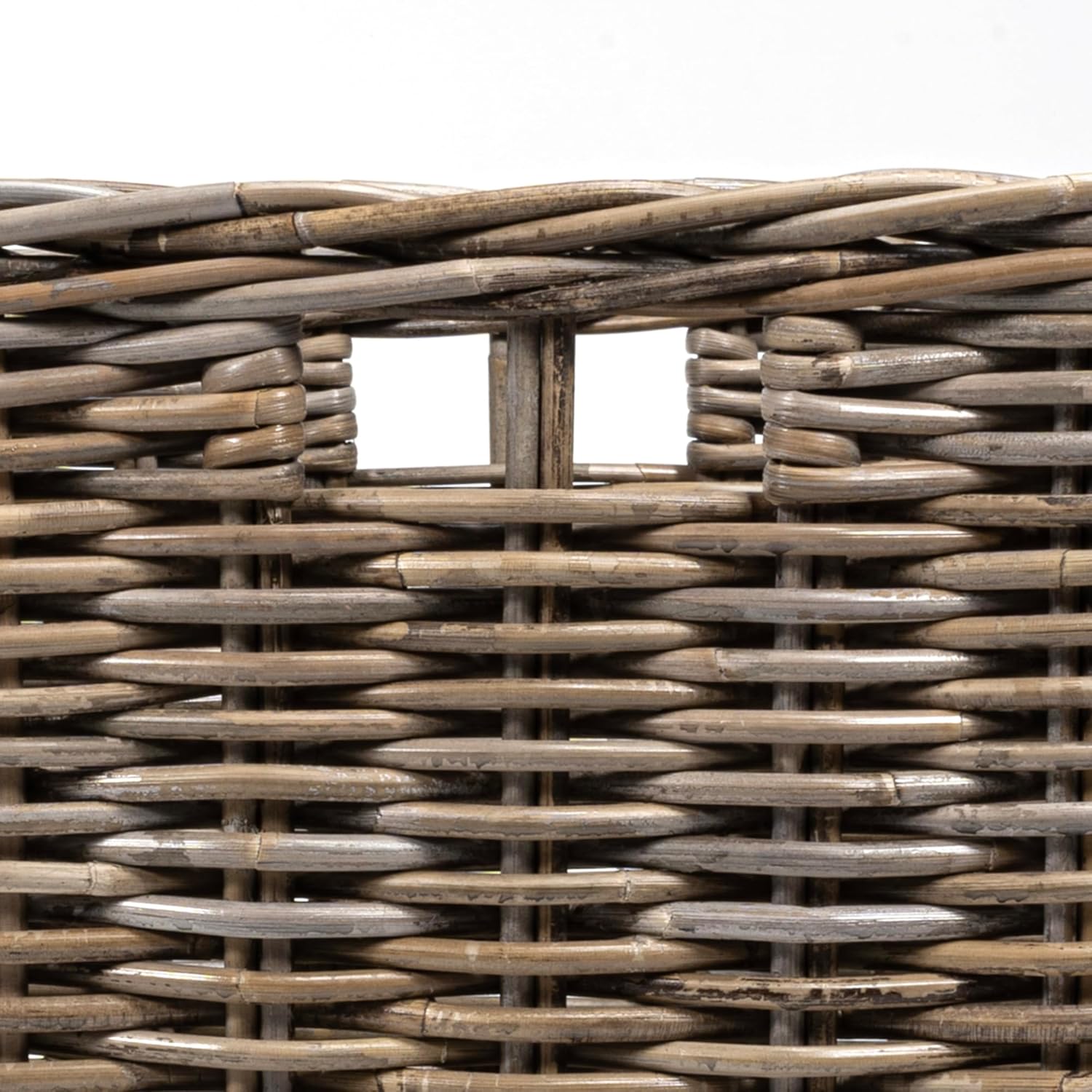 BSK1001A Yael Coastal Hand-Woven "STORAGE" Rattan Basket