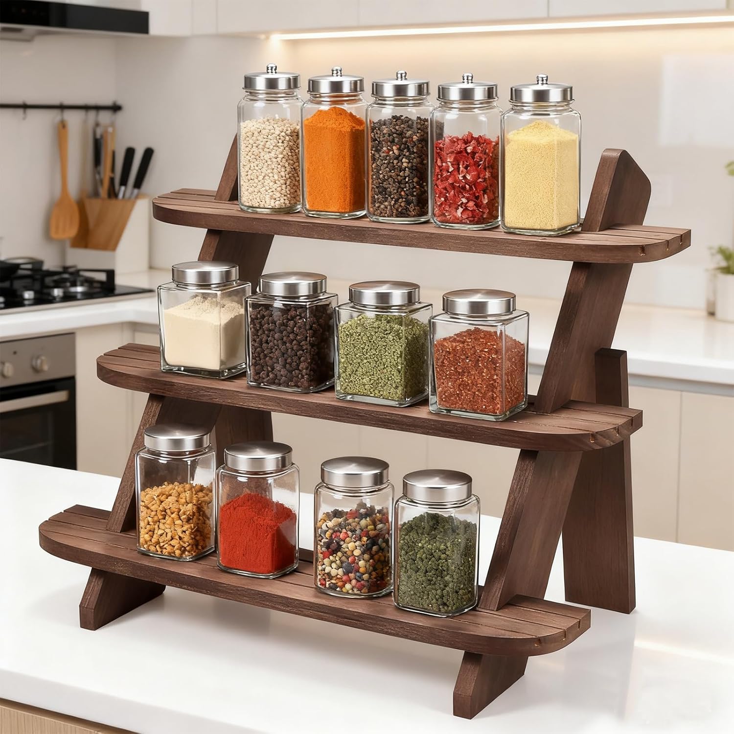 Rustic Risers Dessert Table Display Shelf Spice Rack