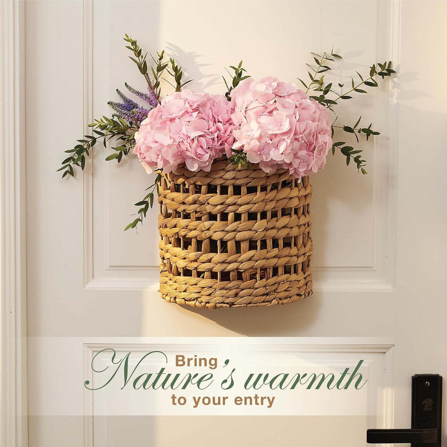 Woven Wall Baskets for Storage / Set of 2