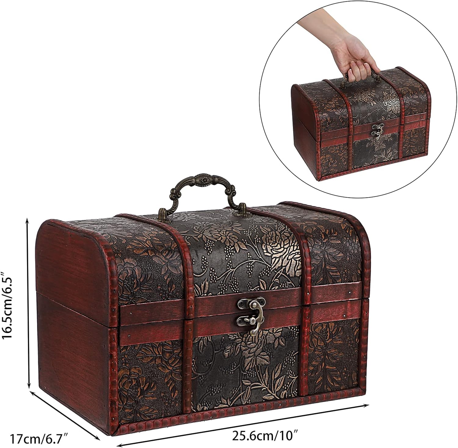 Vintage Treasure Chest / Large