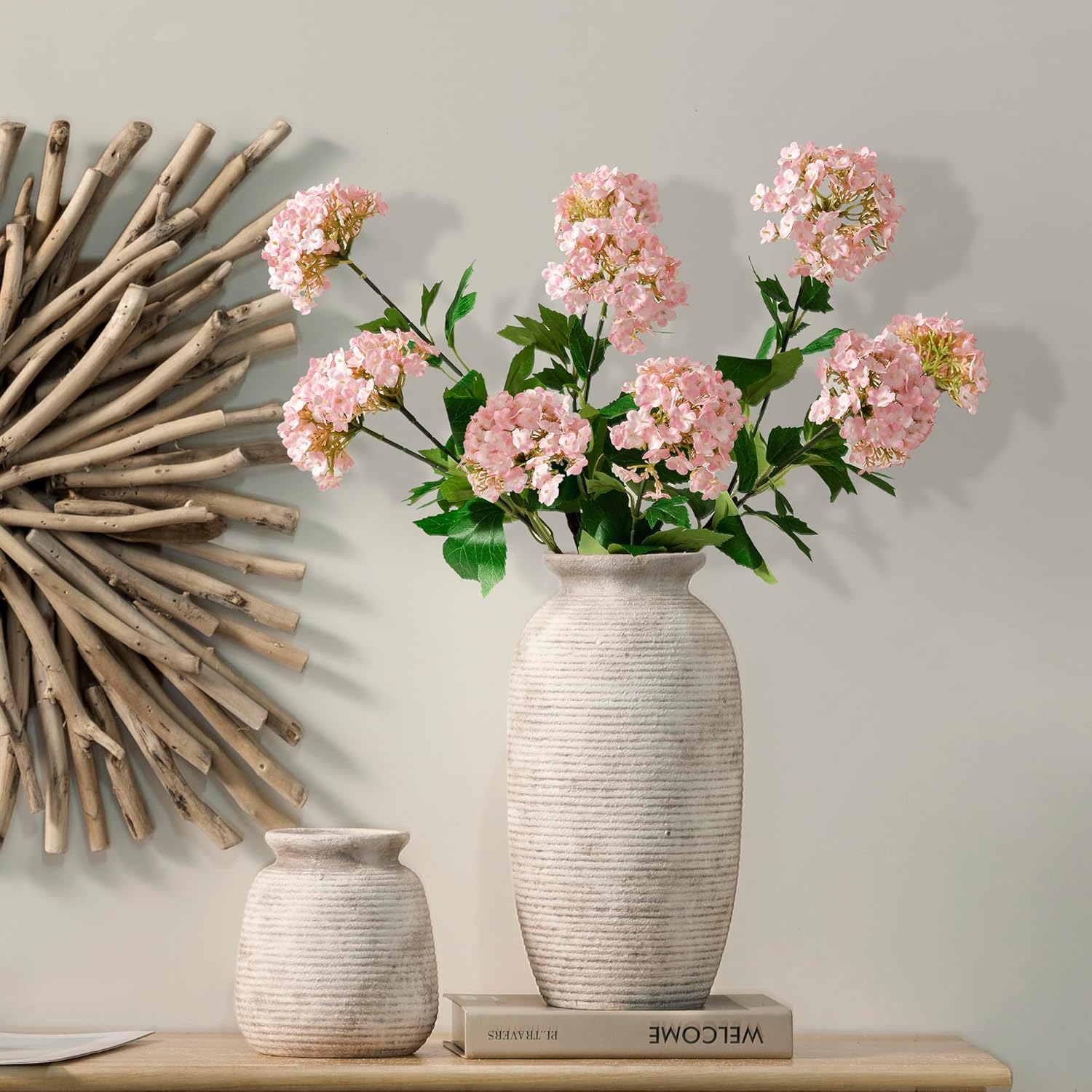 Ceramic Flower Vase / 12.5" - D