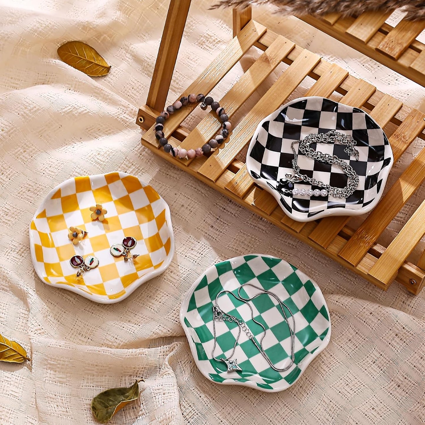 Ceramic Jewelry Tray / Orange