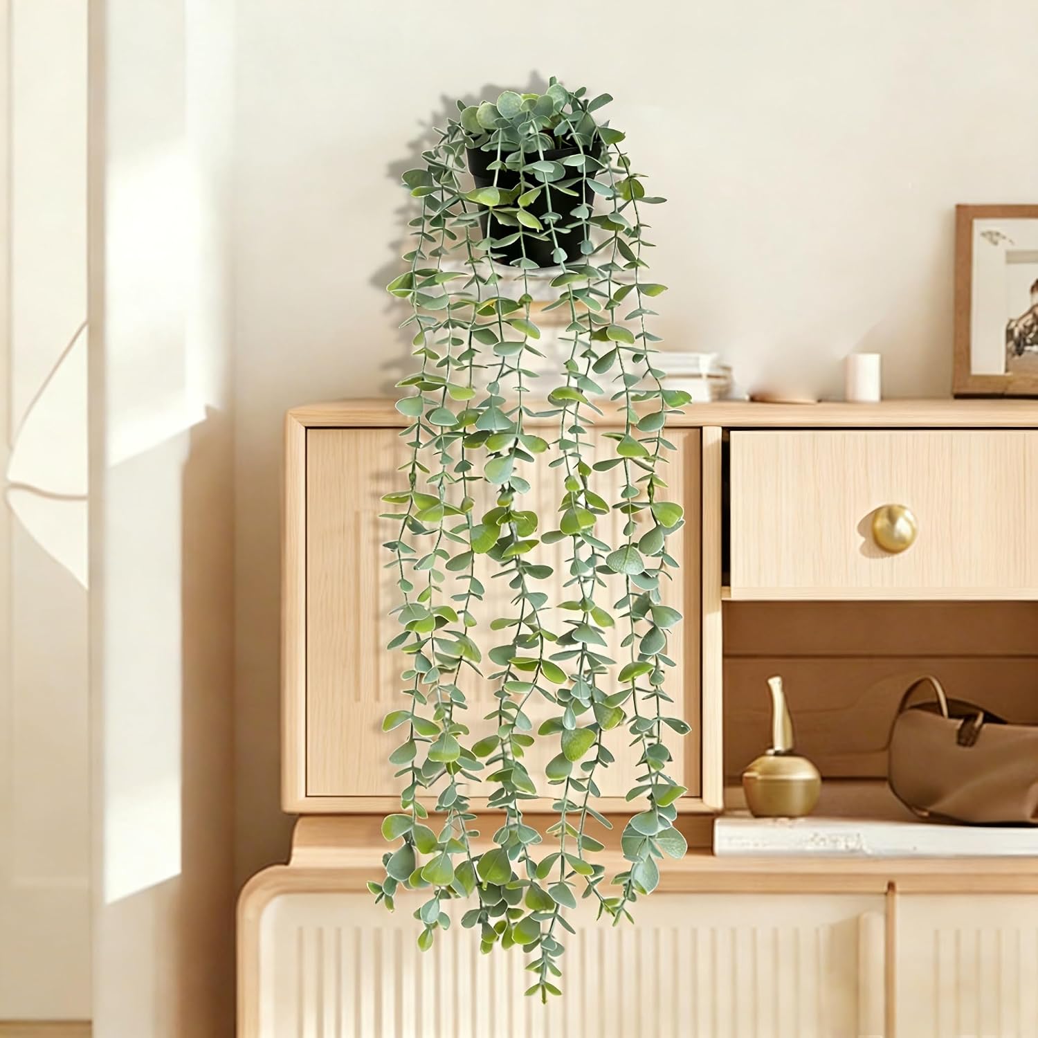 Artificial Potted Plants Eucalyptus / Set of 2