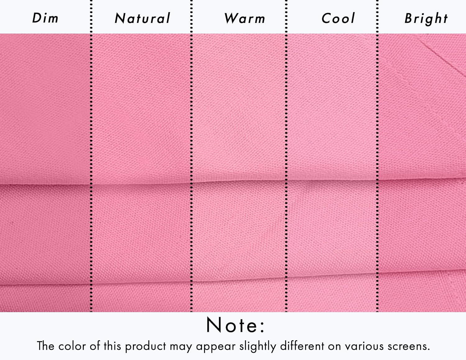 Ruvanti Cloth Napkins Set of 12, 100% Cotton 18”x18” - Pink | Washable, Soft, Durable & Absorbent Everyday Napkins. For
