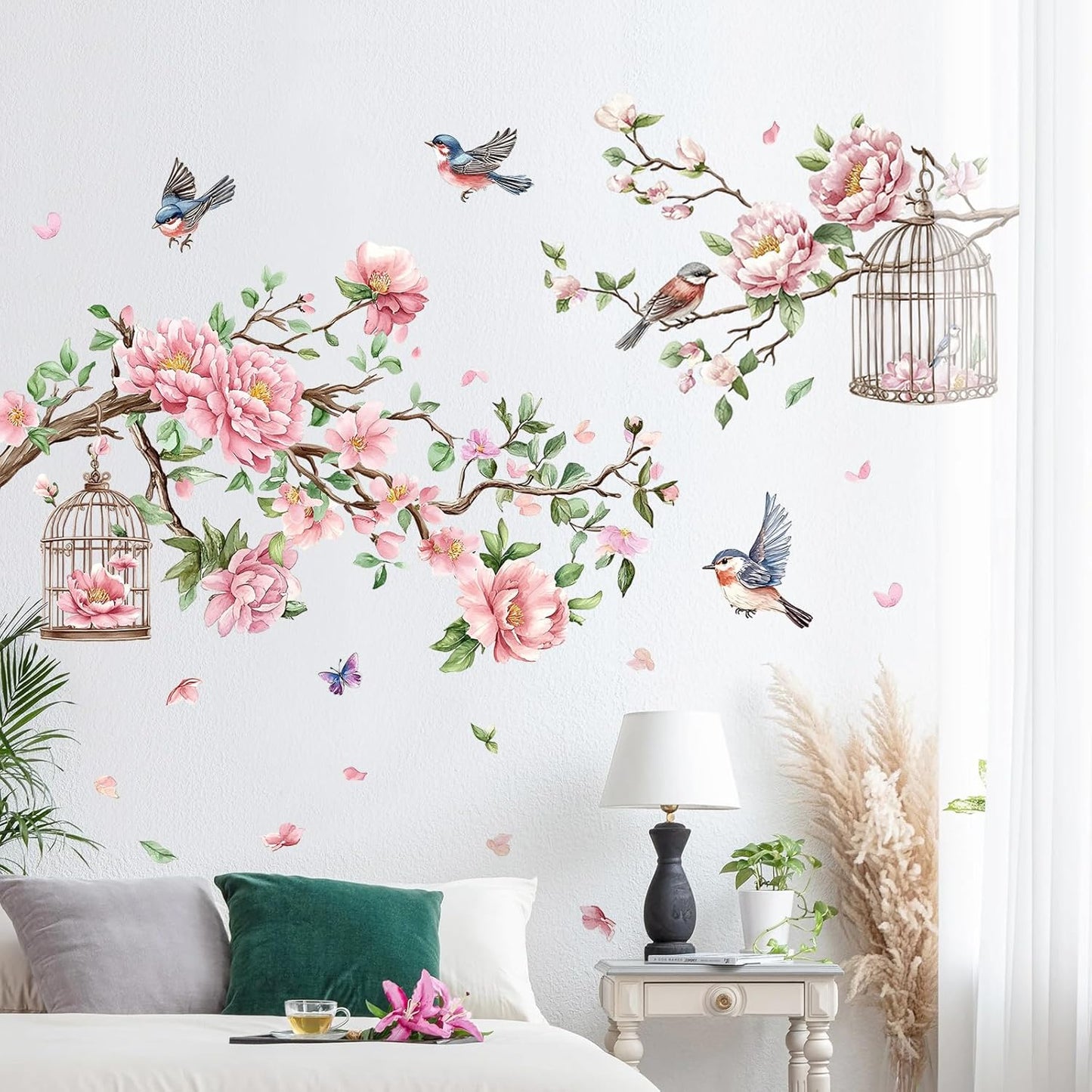 Removable Large Flowers / Tree Branches Wall Stickers