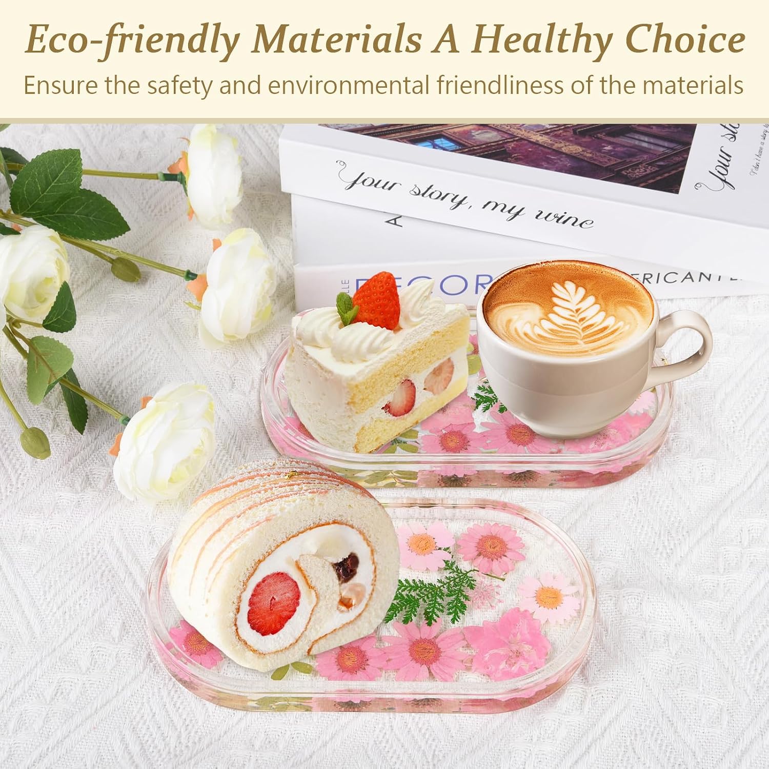 Jewelry Ring Trinket Dish ：Gift for Bride Wedding Engagement Mother Best Friend / Transparent