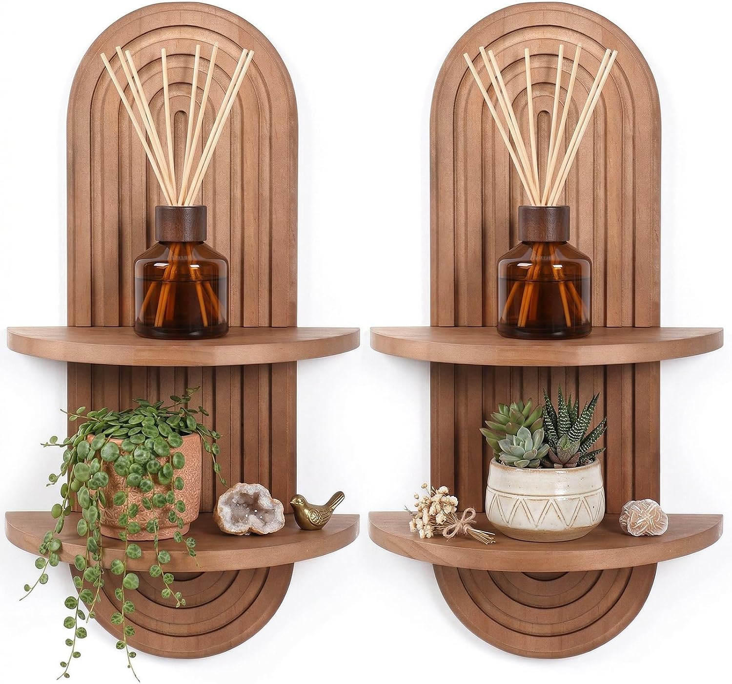 Boho Floating Shelves / Set of 2
