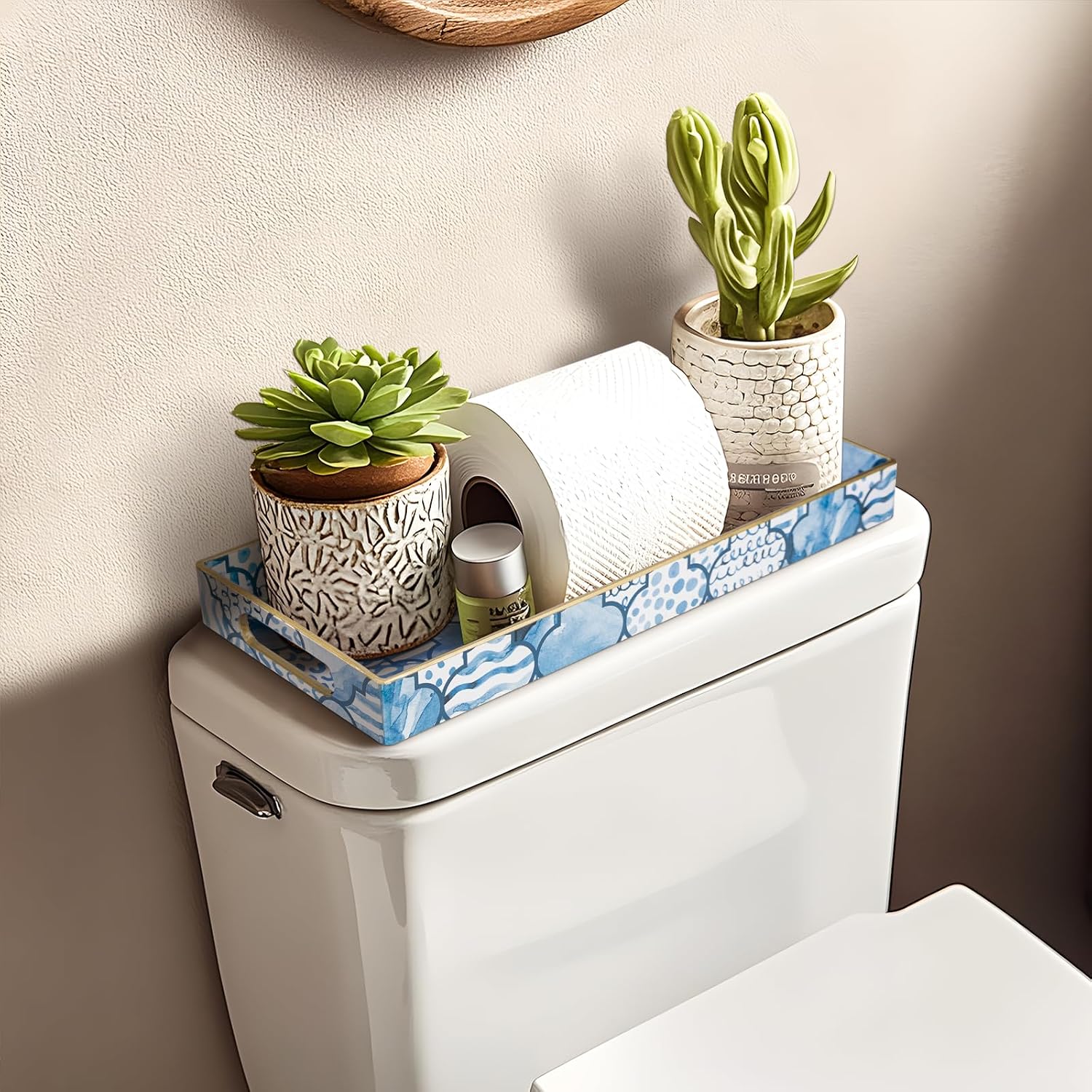 Decorative Trays / Plastic Vanity Tray / Bohemian-1