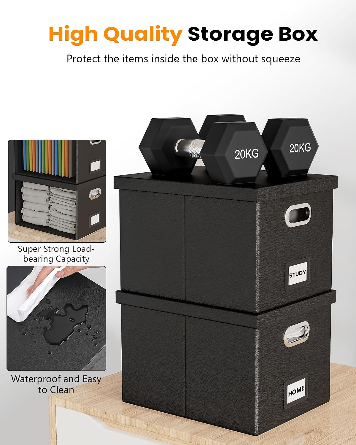 File Organizer Box / Black