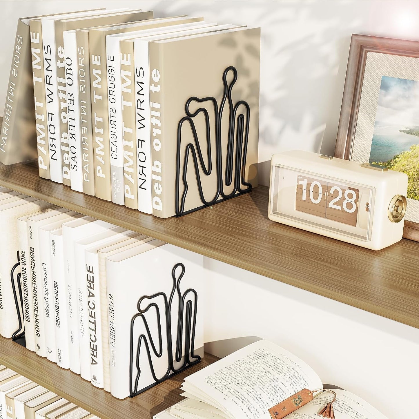 Metal Novelty Bookends / Heavy Duty Book