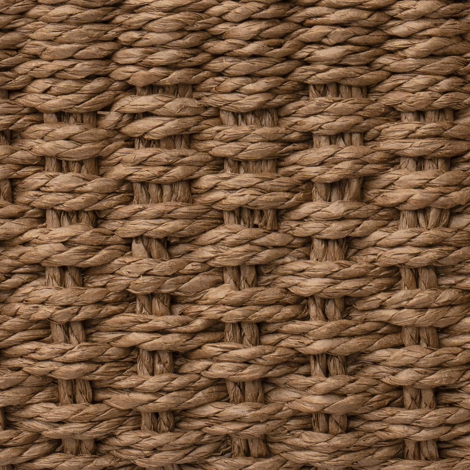 Woven Storage Baskets / Brown