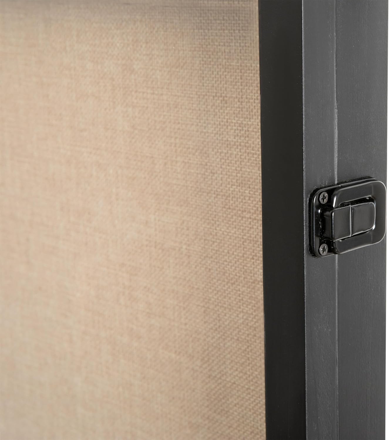 Flash Furniture Peyton Shadow Box Display Case, Solid Pine Wood Frame, Powder Coated Latch and Hinges, Foam Back with
