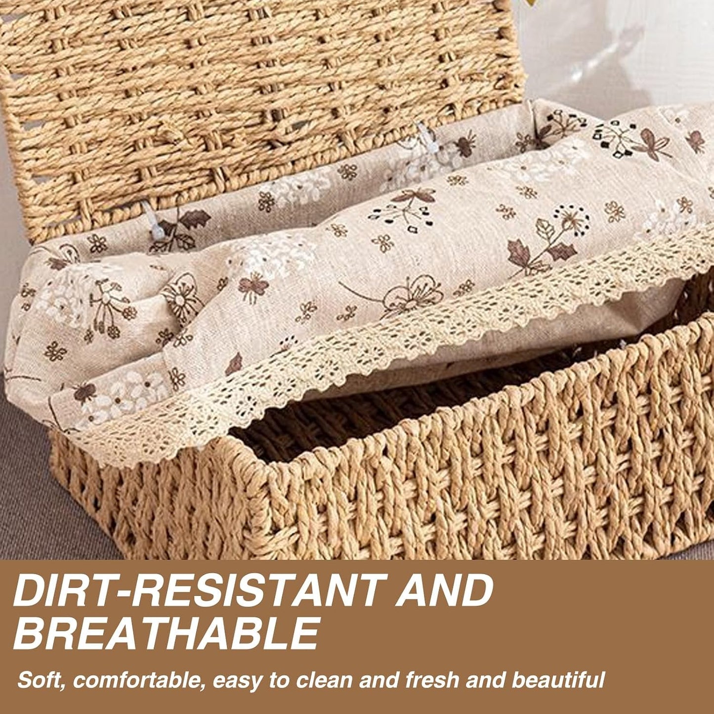 OQXEJPHFN Handwoven Wicker Storage Basket / 6.3 x 4.7