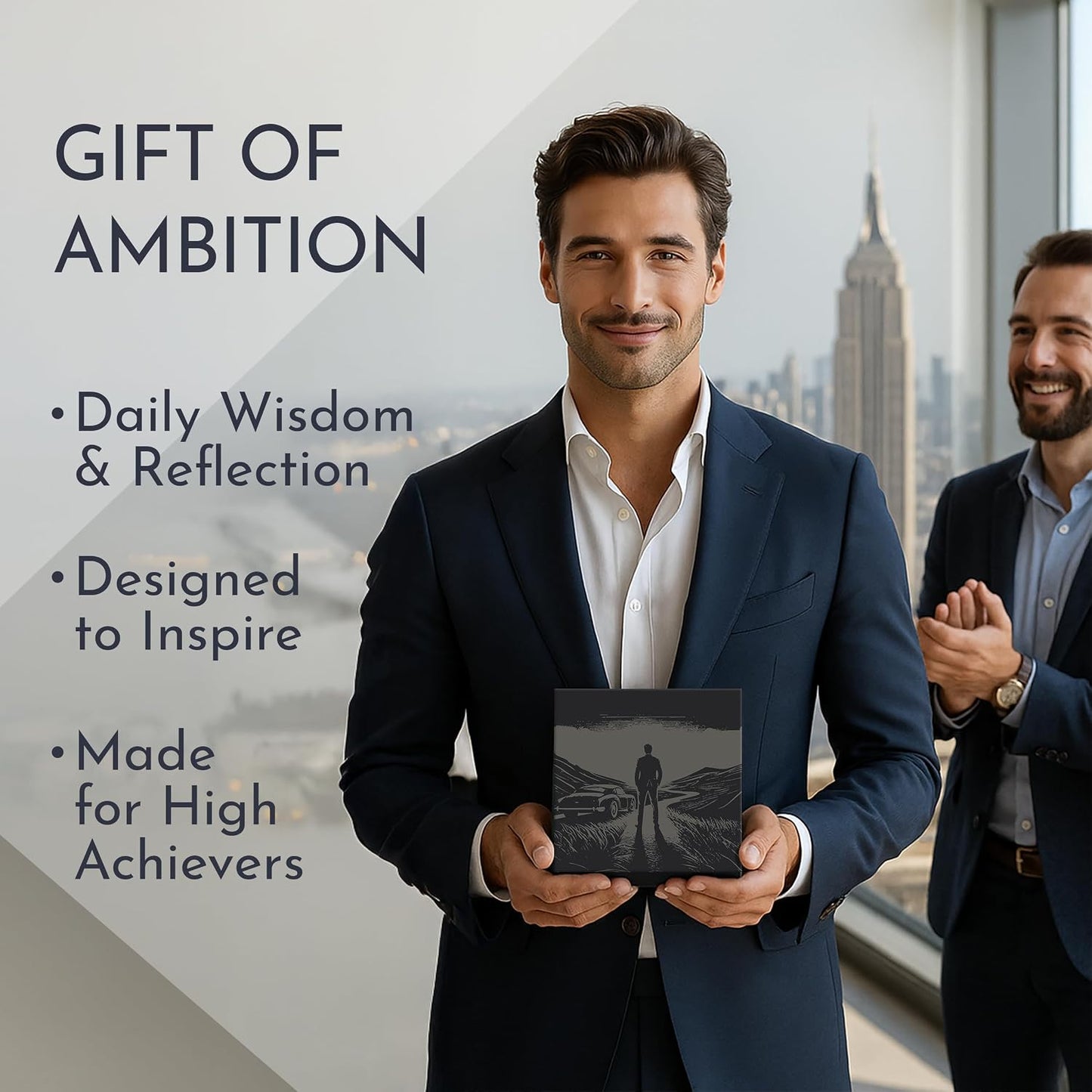 Daily Affirmations for Men, Motivational Desk Flip Calendar, 366 Quotes | Inspirational Gifts for Men, Perpetual