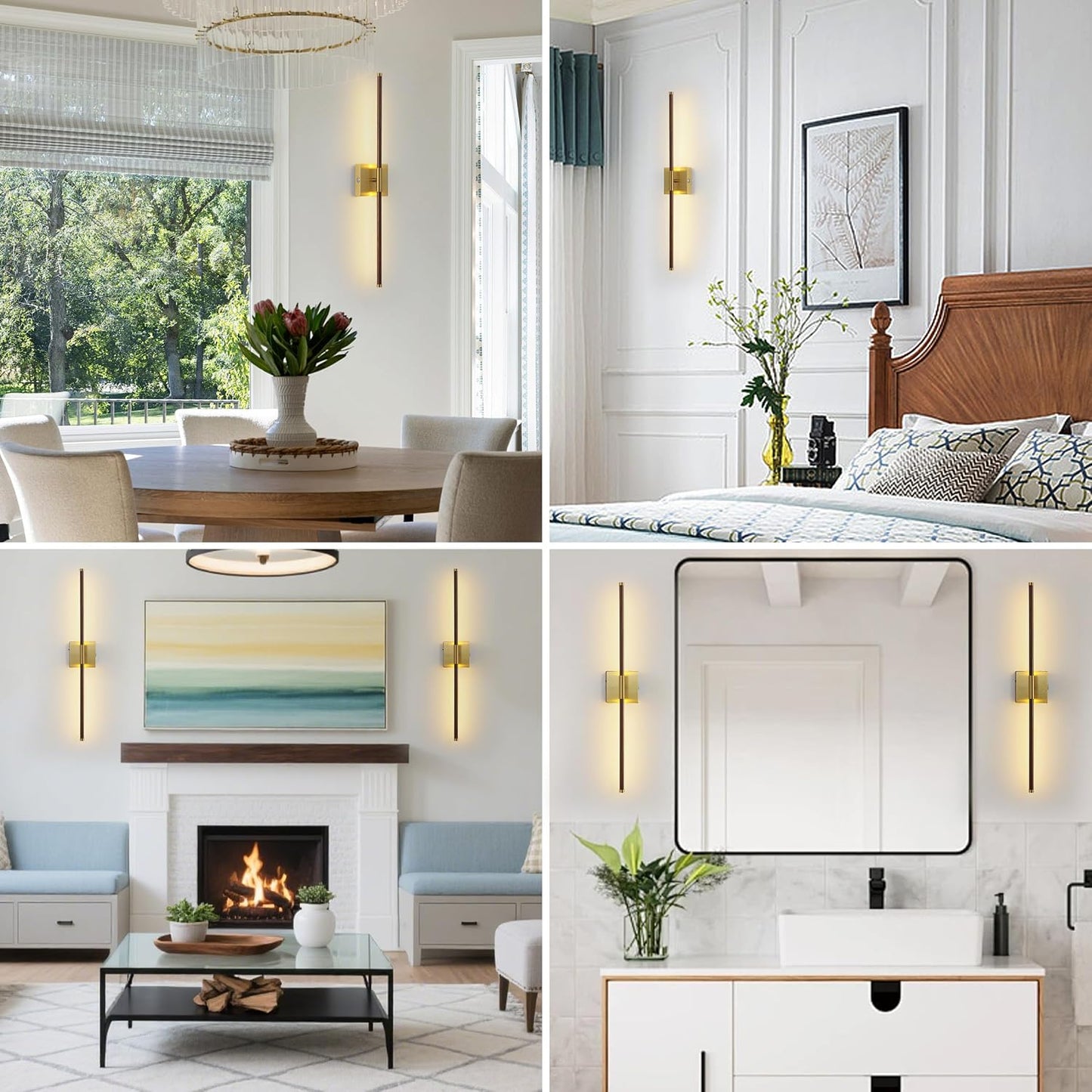 15800 mAh Battery Operated Wall Sconces with Remote Control Dimmable Battery Powered Cordless Rechargeable Wall Sconces