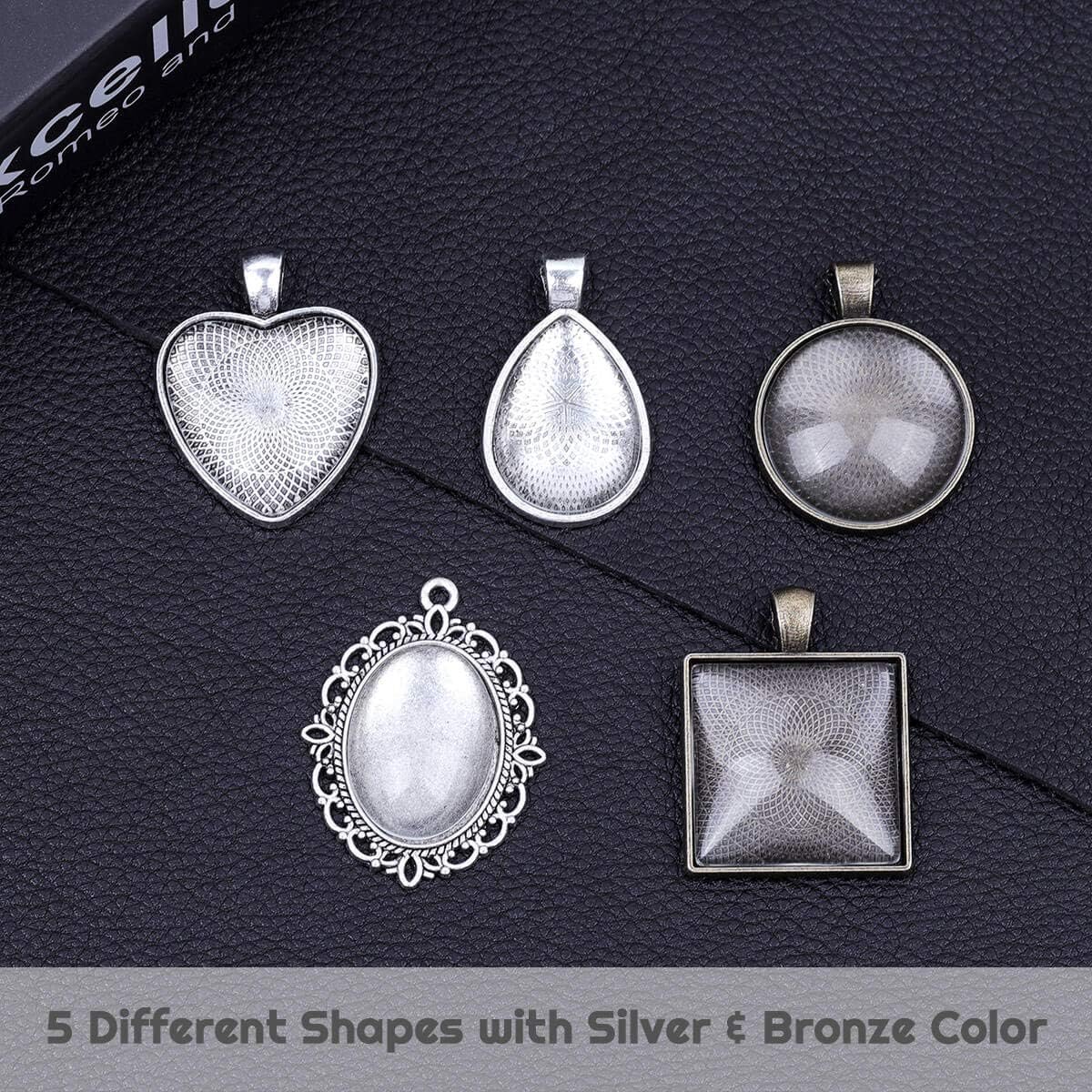 Pendant Trays / Bezel Pendant Trays Blanks / Set of 60