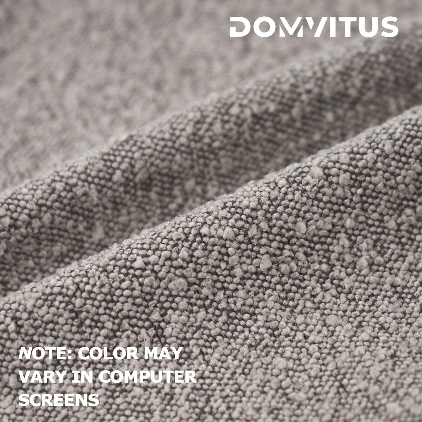 Decorative Throw Pillow Cover Textured Boucle Square Sofa Couch Pillow / Sand Grey / 18 x 18