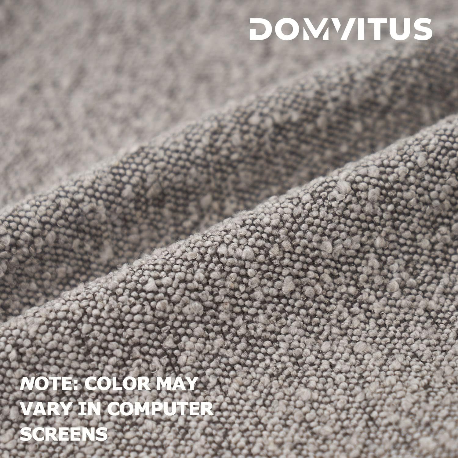 Decorative Throw Pillow Cover Textured Boucle Square Sofa Couch Pillow / Sand Grey / 18 x 18